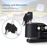 YOHOOLYO 110 dB Anti-Theft Disc Lock for Bikes