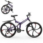 Betterland 26" Folding Mountain Bike - Full Suspension