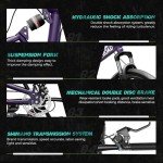 Betterland 26" Folding Mountain Bike - Full Suspension