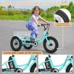 MOONCOOL Youth Electric Tricycle with Removable Battery
