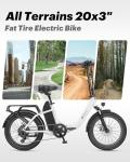 DYU 20" Folding Electric Bike for Adults