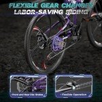 Betterland 26" Folding Mountain Bike - Full Suspension