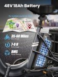750W Electric Adult Trike with Large Basket