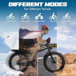 2350W Folding Electric Bike with 7-Speed Gear