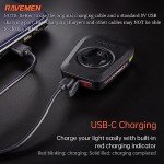 RAVEMEN FR160 Bike Light with 6 Modes
