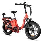Rattan 1800W Foldable Electric Bike with 33MPH Speed