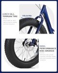 Prapark 20-Inch 3-Wheel Adult Tricycle with Basket