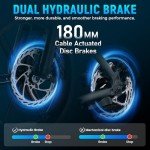 Rattan 1800W Foldable Electric Bike with 33MPH Speed