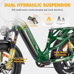 FREESKY 1200W Electric Bike with Full Suspension