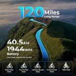 Rattan 1800W Foldable Electric Bike with 33MPH Speed