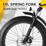 MAXFOOT MF33 Electric Tricycle for Adults - Yellow