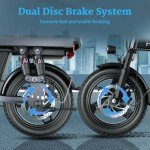 14-Inch Folding Electric Bike with 600W Motor