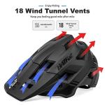 BATFOX Mountain Bike Helmet for Men and Women