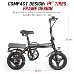 Spacewalk Lightweight Folding Electric Bike - 500W Motor