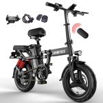 Tomofree High-Speed Foldable Electric Bike for Adults
