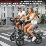 Spacewalk Lightweight Folding Electric Bike - 500W Motor