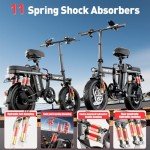 Tomofree High-Speed Foldable Electric Bike for Adults