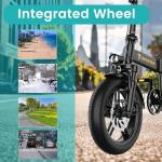 Powerful Folding Electric Bike with Fat Tires