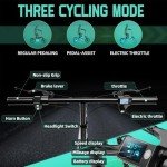 Lightweight Folding Ebike, 400W Motor, 22MPH Speed