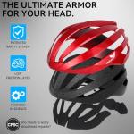 Veltuno Lightweight Cycling Helmet with Light