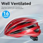 Veltuno Lightweight Cycling Helmet with Light