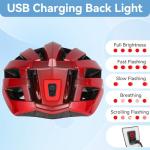 Veltuno Lightweight Cycling Helmet with Light