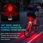 Ascher USB Rechargeable LED Bike Taillights - 2 Pack