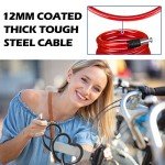 10 Pack Bike Lock Cables with Keys - 41.3