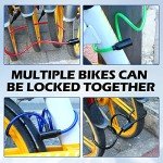 10 Pack Bike Lock Cables with Keys - 41.3
