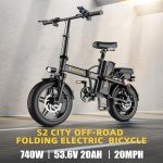 DDC SPORT 48V Folding Electric Bike for Adults