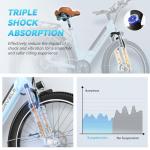 CBVELO 1000W Electric Bike for Commuting 80 Miles