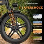 DDC SPORT 48V Folding Electric Bike for Adults