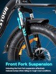 HELLOMOTO 1500W Folding Electric Bike for Adults