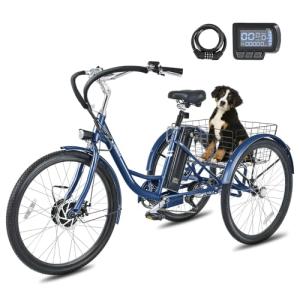 Viribus 7-Speed Electric Tricycle for Adults