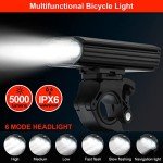 Super Bright 5000 Lumens Bike Lights - Front & Back
