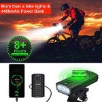 Super Bright 5000 Lumens Bike Lights - Front & Back