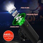 Super Bright 5000 Lumens Bike Lights - Front & Back