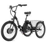 ANCHEER 350W Folding Electric Tricycle for Adults