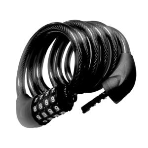 1.8m Black Bike Cable Lock