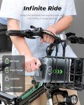 Isinwheel M40 Folding 500W Electric Bike with Basket