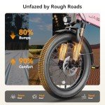 Jasion 1000W Electric Bike with 55-Mile Range