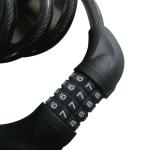 1.8m Black Bike Cable Lock