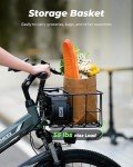 Isinwheel M40 Folding 500W Electric Bike with Basket
