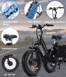 Adult Electric Trike with Rear Basket - 3 Wheels