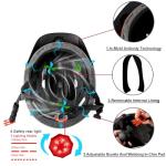 Bavilk Kids Bike Helmet with LED Light