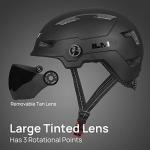 ILM USB Rechargeable Bike Helmet with Lights