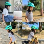 Bavilk Kids Bike Helmet with LED Light
