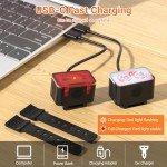 RIDWIND Rechargeable Bike Lights Set - 300 Lumens