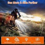 RIDWIND Rechargeable Bike Lights Set - 300 Lumens