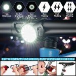 USB Rechargeable Bike Front and Tail Light Set